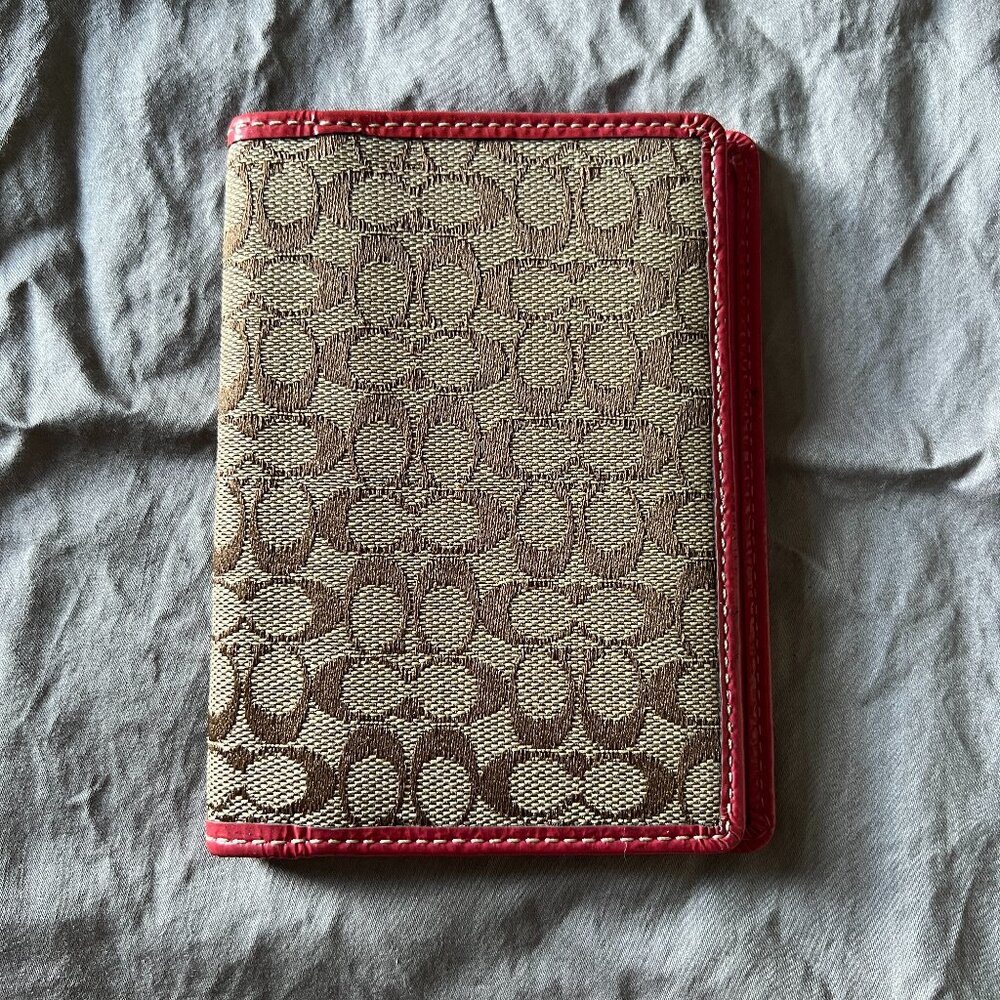Coach Passport Holder
